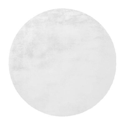 Килим Rabbit white 160x160 круглий Бельгія, Білий, Ø 1.6 м, Білий